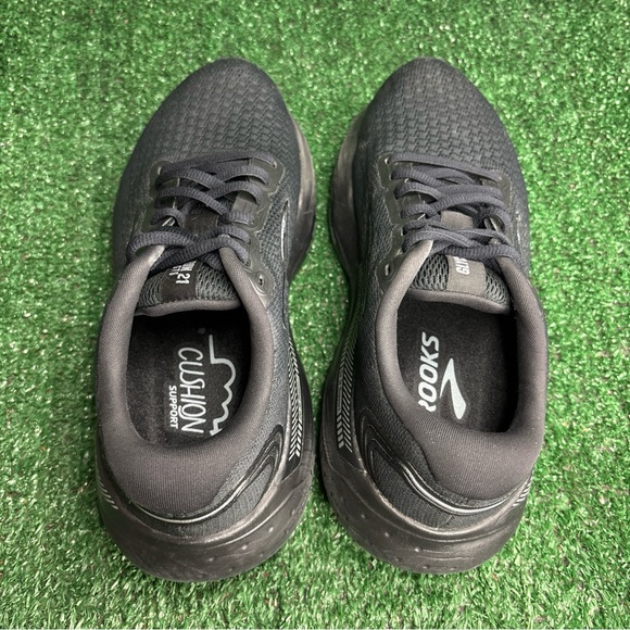 Brooks Glycerin GTS 21 Womens Size 7 B Black Athletic Running Shoes Sneakers - Picture 5 of 12